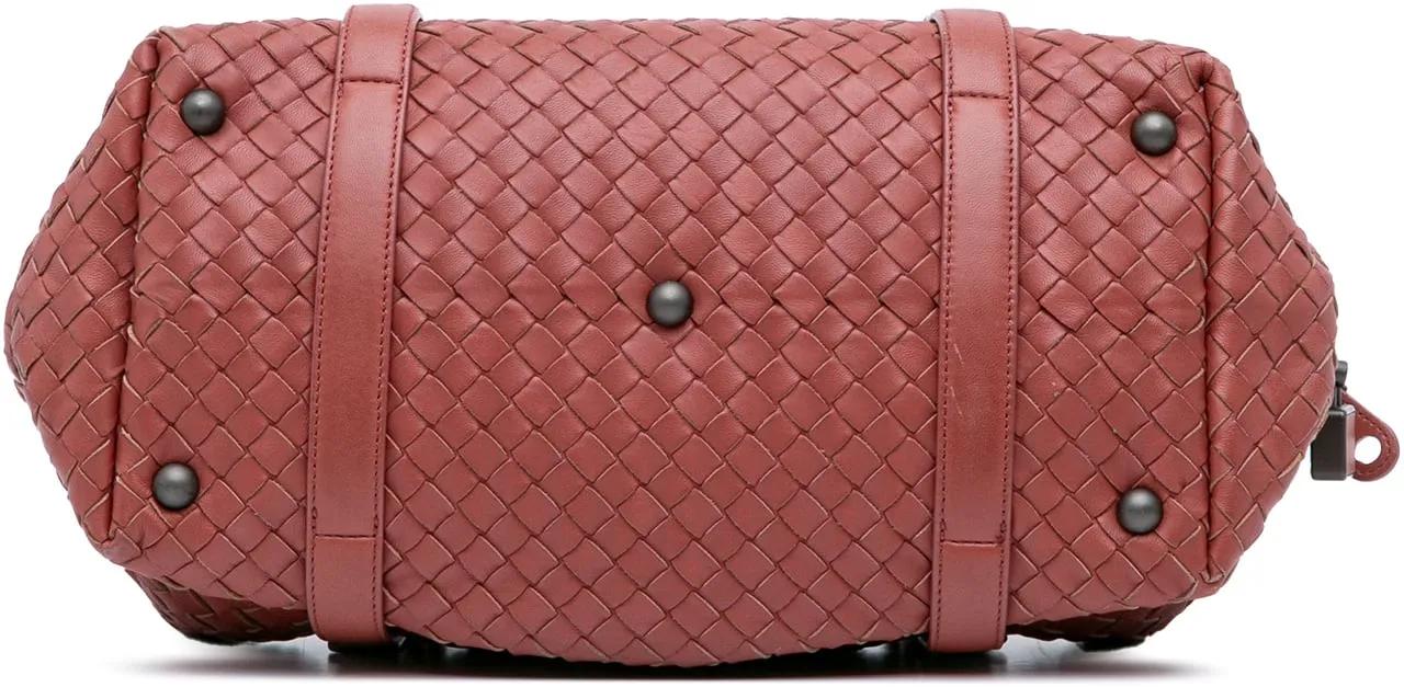 Thumbnail - Bottega Veneta Hobo Bags - Nappa Intrecciato Montaigne Shoulder Bag - Gr. unisize - in Rot - für Damen