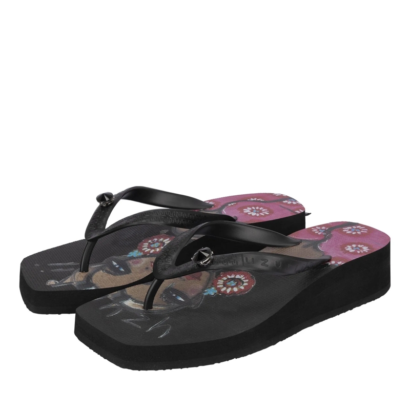 UZURII Flip Flops Pantoffeln Pantoffel Fozzie Bear schwarz(Image 2)