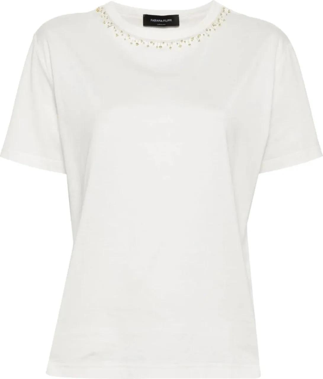Thumbnail - Fabiana Filippi - t-shirt white - Größe 42 - weiß