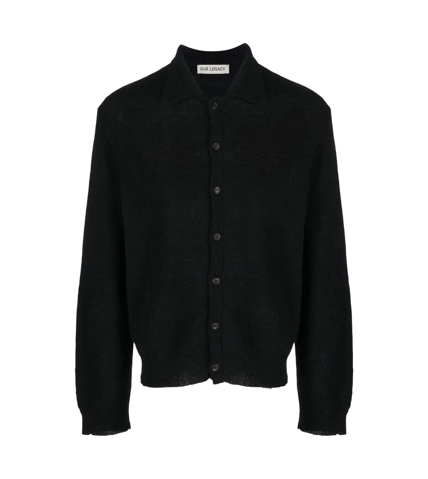 Our Legacy - Klassischer Cardigan mit Kragen - Größe 50 - schwarz