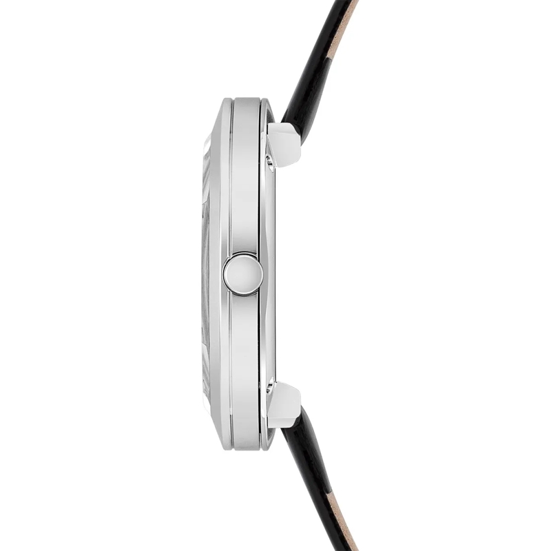 Rhodenwald & Söhne Automatikuhr Damen Armbanduhr Lucrezia Echtleder silber(Image 4)