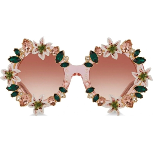 Dolce&Gabbana Sonnenbrille Dolce & Gabbana Crystal Sunglasses rose