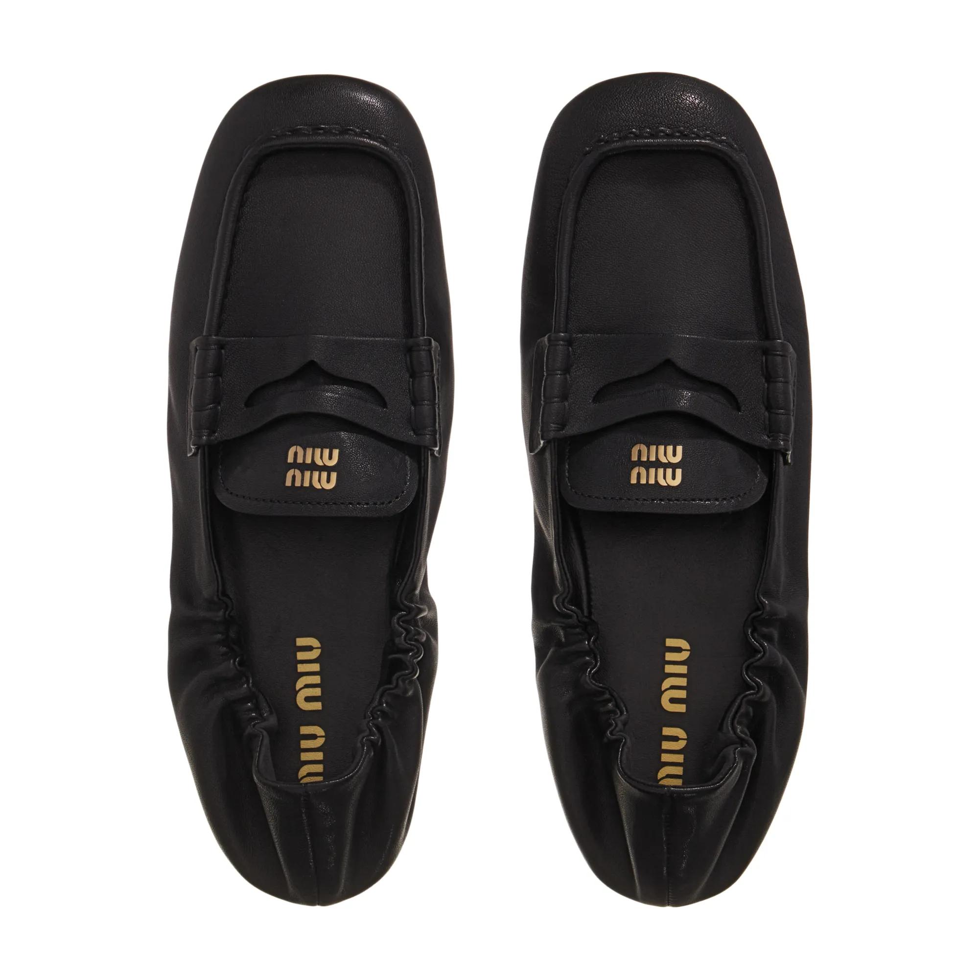 Thumbnail - Miu Miu Loafer - Embossed Loafer - Gr. 41 (EU) - in Schwarz - für Damen
