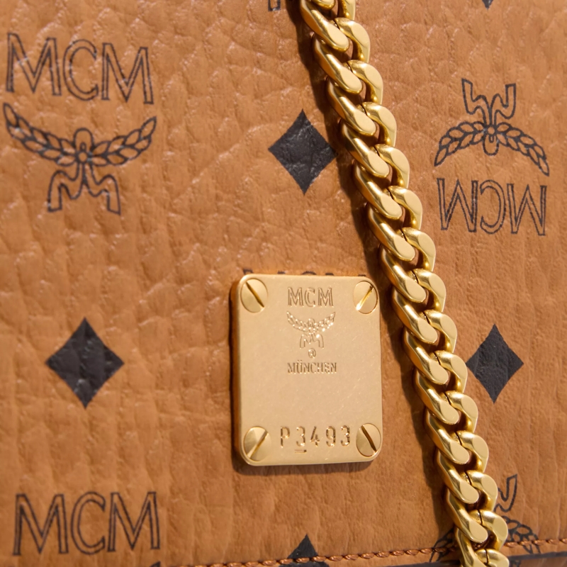 MCM Sac à bandoulière Aren Vi Crossbody Mni Co Cognac(Image 5)