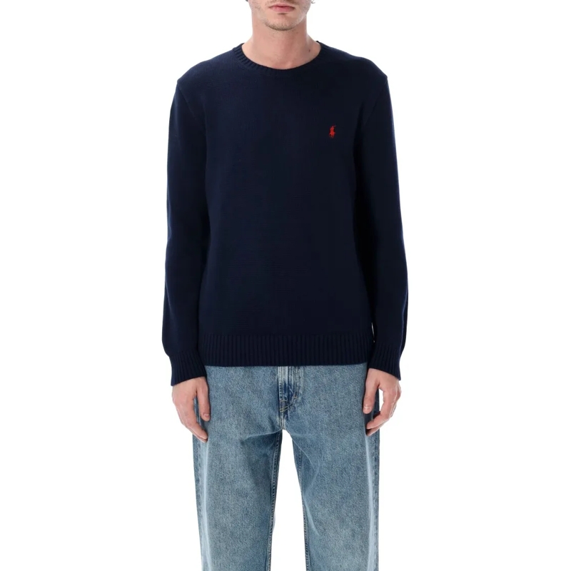 Polo Ralph Lauren  Classic Cotton Pony Jumper Blue