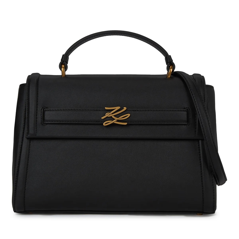 Karl Lagerfeld Tote K/Autograph Tasche mit Tragegriff oben schwarz