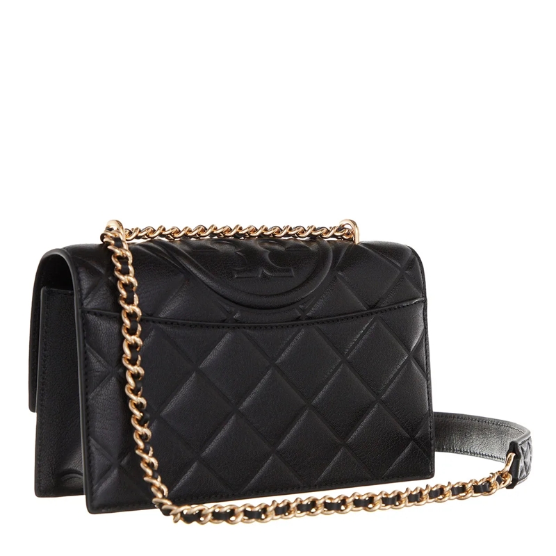 Tory Burch Crossbody Bag Fleming Small Convertible Shoulder Bag Black(Image 3)