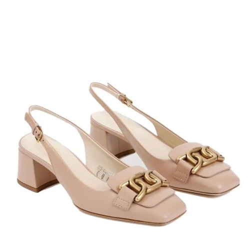 Tod's Pink Nappa Leather Pums Neutrals Pump