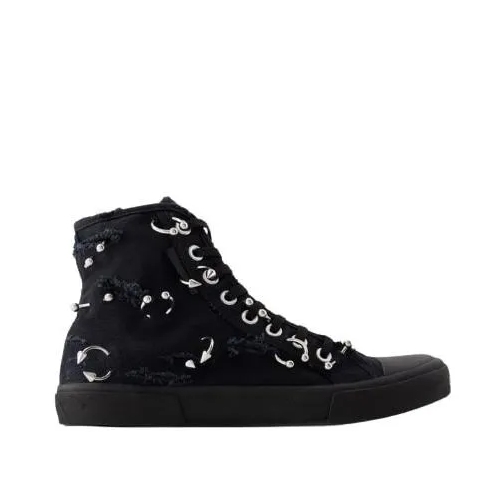 Balenciaga Paris High Top Sneakers - Canvas - Black Black högsko sneaker