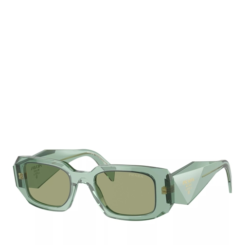 Prada 0PR 17WS 49 11R10E Transparent Sage Sunglasses