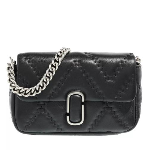 Marc Jacobs The Quilted Leather J Marc Mini Shoulder bag Black Borsetta a tracolla