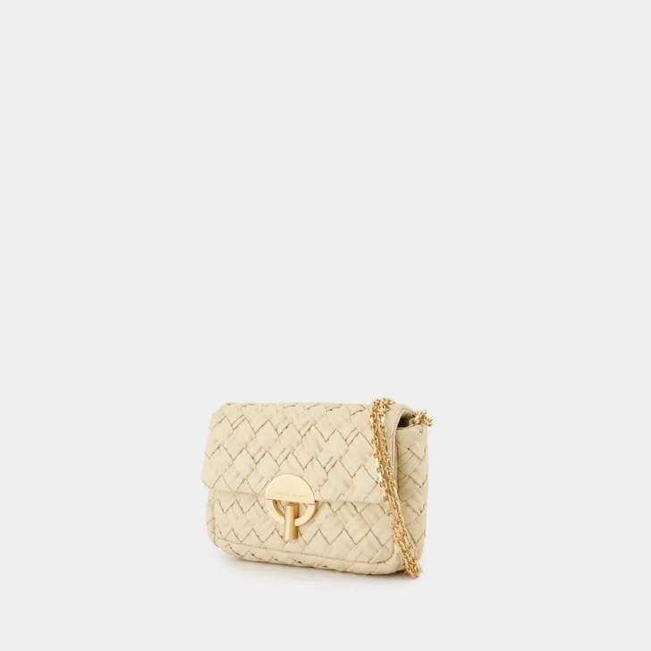 Vanessa Bruno Moon Handbag Leather Beige Neutrals Sac à