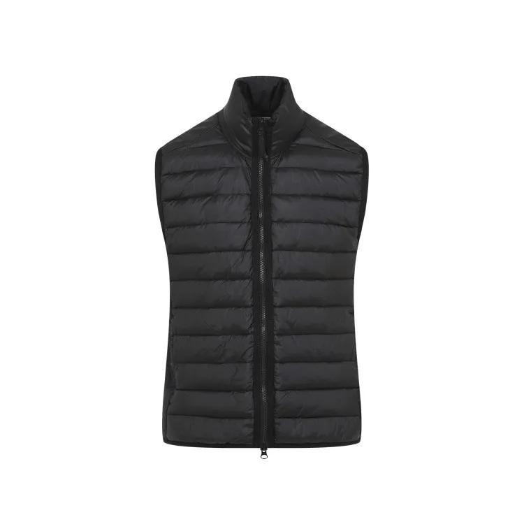 Stone Island - Black Polyamide Vest - Größe L - schwarz