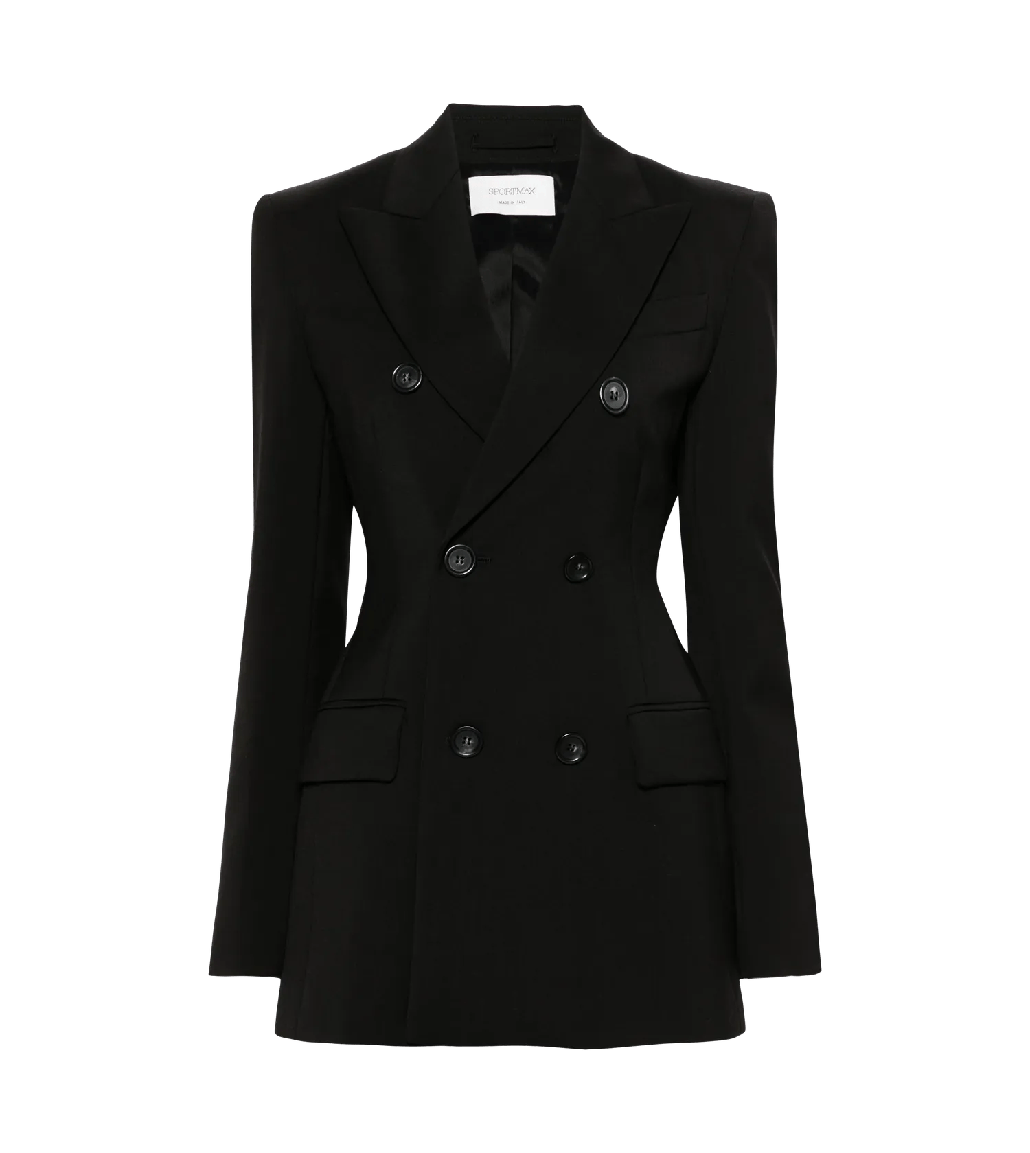 Sportmax - Doppelreihiger Adamo Blazer - Größe 36 - schwarz