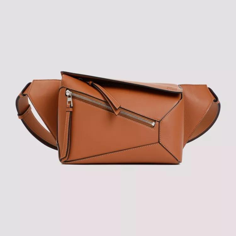 Loewe Shoppers Puzzle Edge Small Bumbag in bruin