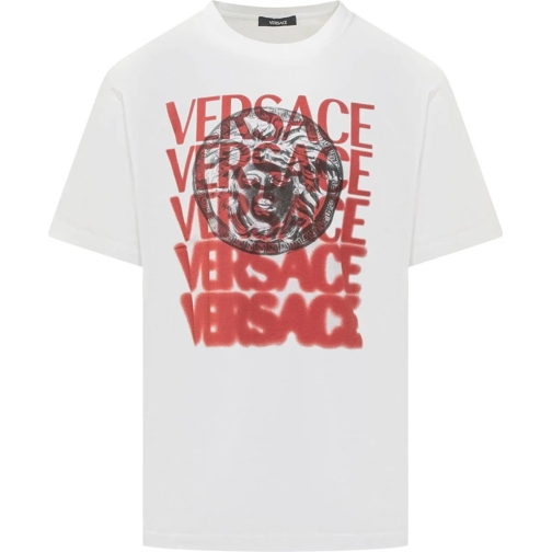 Versace T-shirts T-Shirt Compact weiß