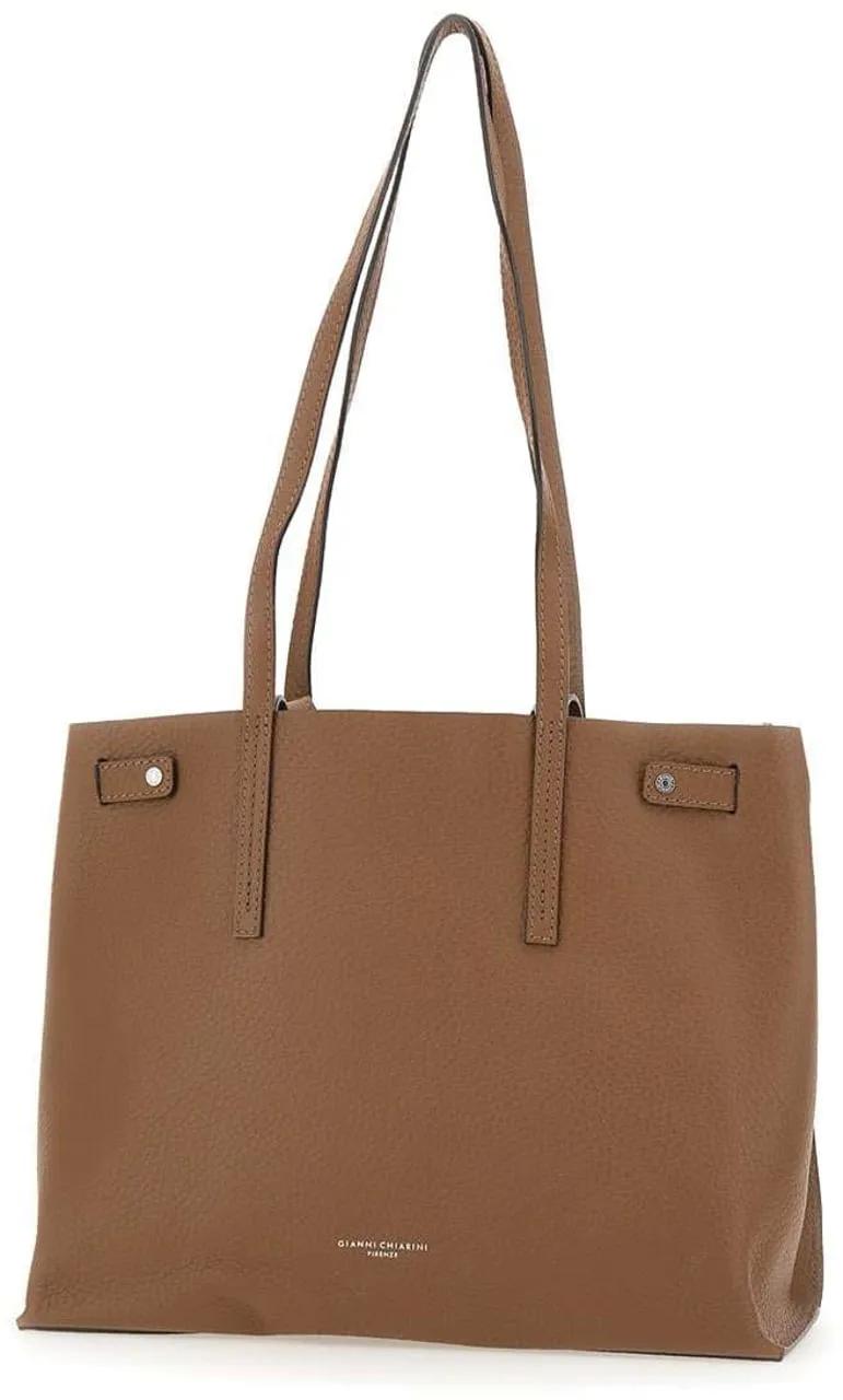 pinko Hobo bags Burnt Orange Quilted Shoulder Bag With Chain-Link in oranje