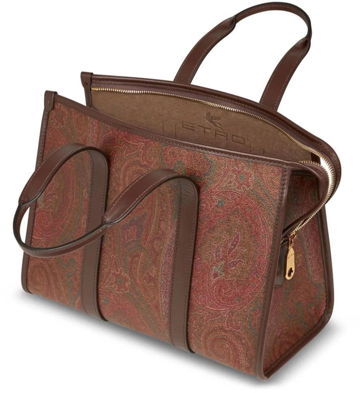 Thumbnail - Etro Hobo Bags - Paisley Pattern Top Handle Bauletto Bag - Gr. unisize - in Bunt - für Damen