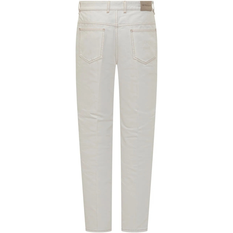 Givenchy Jeans à jambe droite Pantaloni weiß(Image 2)