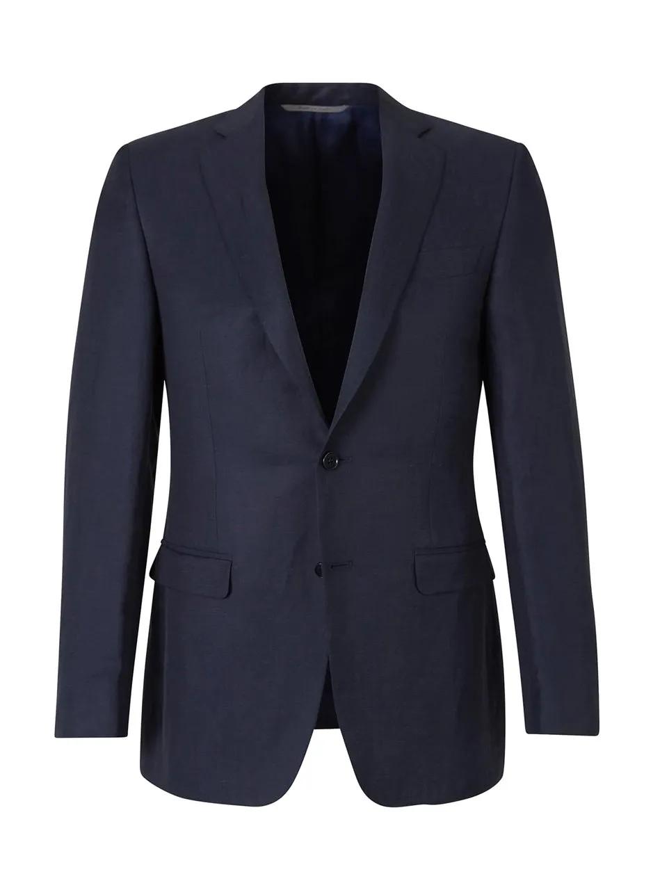 Thumbnail - Canali - Linen And Silk Blazer - Größe 60 - blue