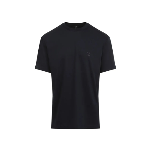 Giorgio Armani Cotton T-Shirt Blue T-shirts