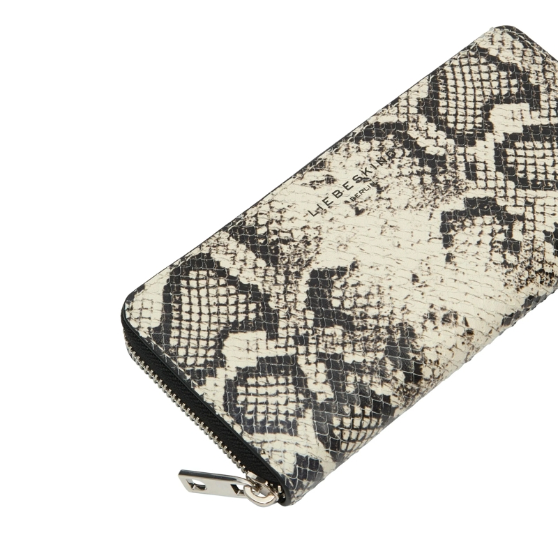 Liebeskind Berlin Portemonnaie mit Zip-Around-Reißverschluss Wallet Gigi Snake Milk(Image 3)