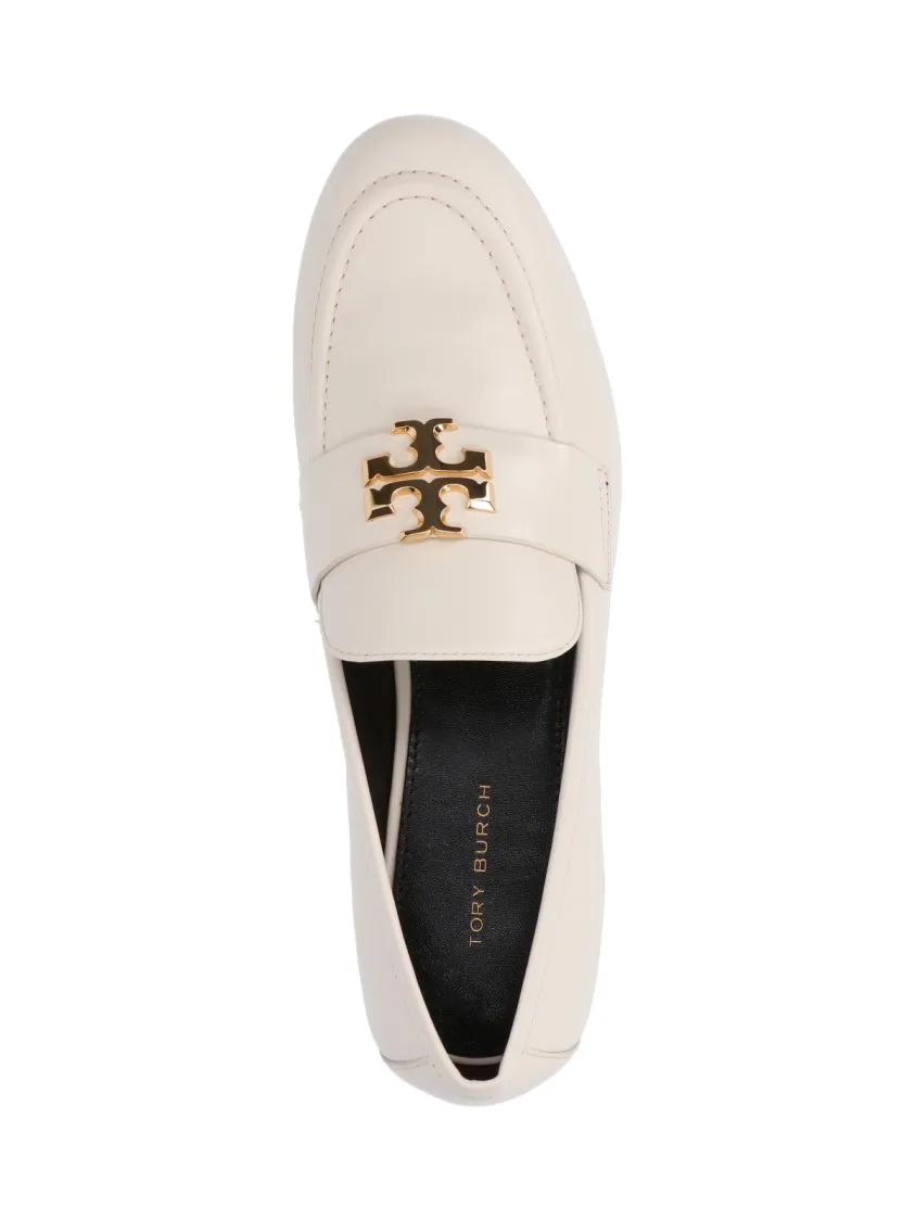 Thumbnail - Eleanor Charm Moccasins – Off-White - Gr. 10 - in Beige