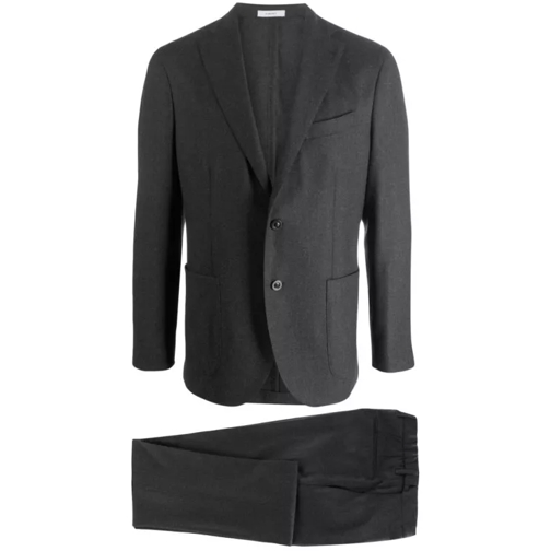 Boglioli Grey Wool Suit Dress Grey Kombinationer av kostymer