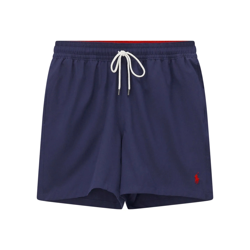 Polo Ralph Lauren Bermuda-Shorts Badeshorts mit Logo schwarz