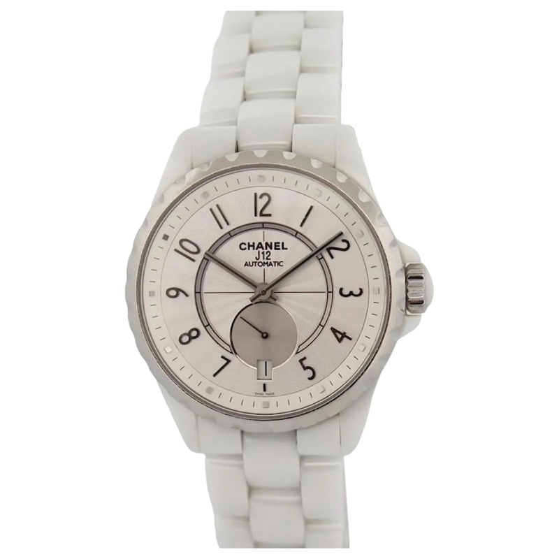 Chanel Automatikuhr CHANEL J12 365 H3836 37 MM AUTOMATIK-UHR AUS KERAM weiß