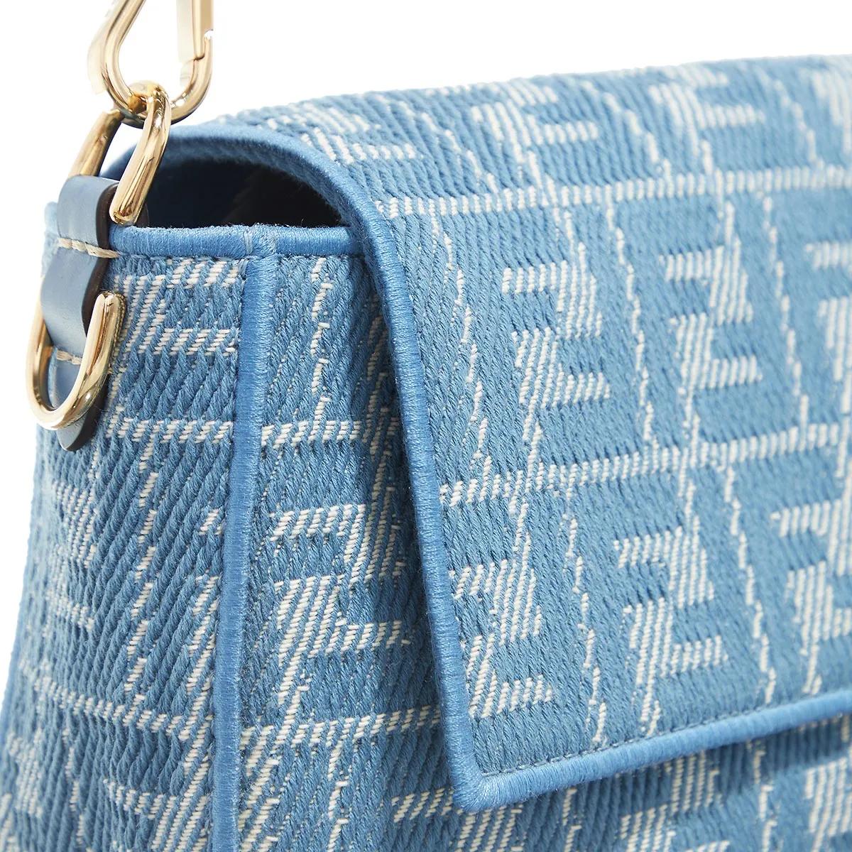 Fendi Crossbody bags Baguette Flap Bag in blauw