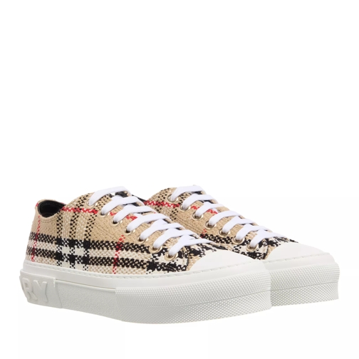 Burberry Vintage Check Cotton Sneakers Beige sneaker basse