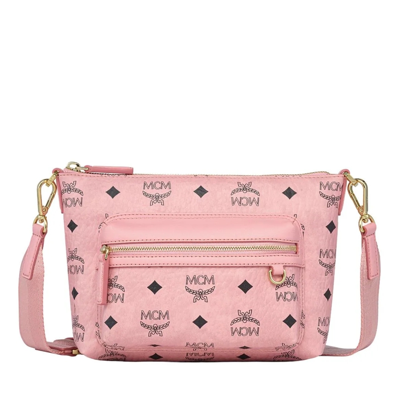 MCM Crossbody Bag Aren Vi Crossbody Sml Pz Soft Pink