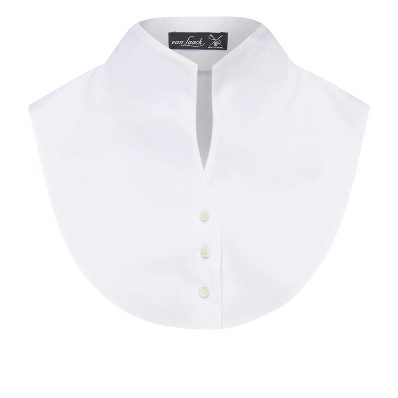 VAN LAACK Wollschal Einstecktuch Uni weiss