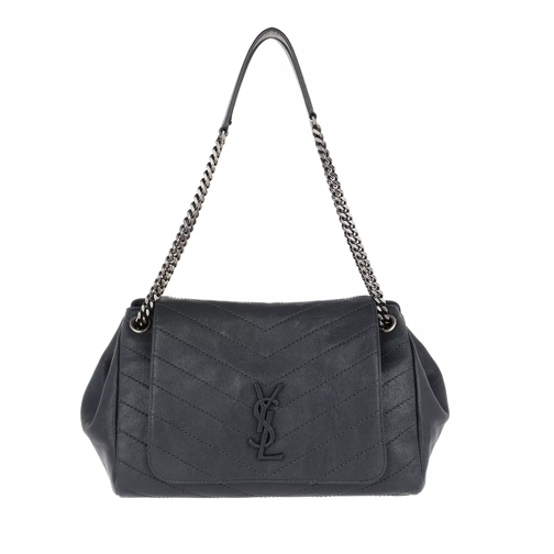 Saint Laurent Monogramme Nolita M Bag Leather Dark Smog Crossbody Bag