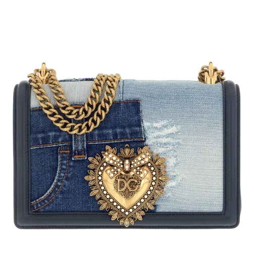 Dolce&Gabbana Devotion Medium Crossbody Bag Denim Sac à bandoulière