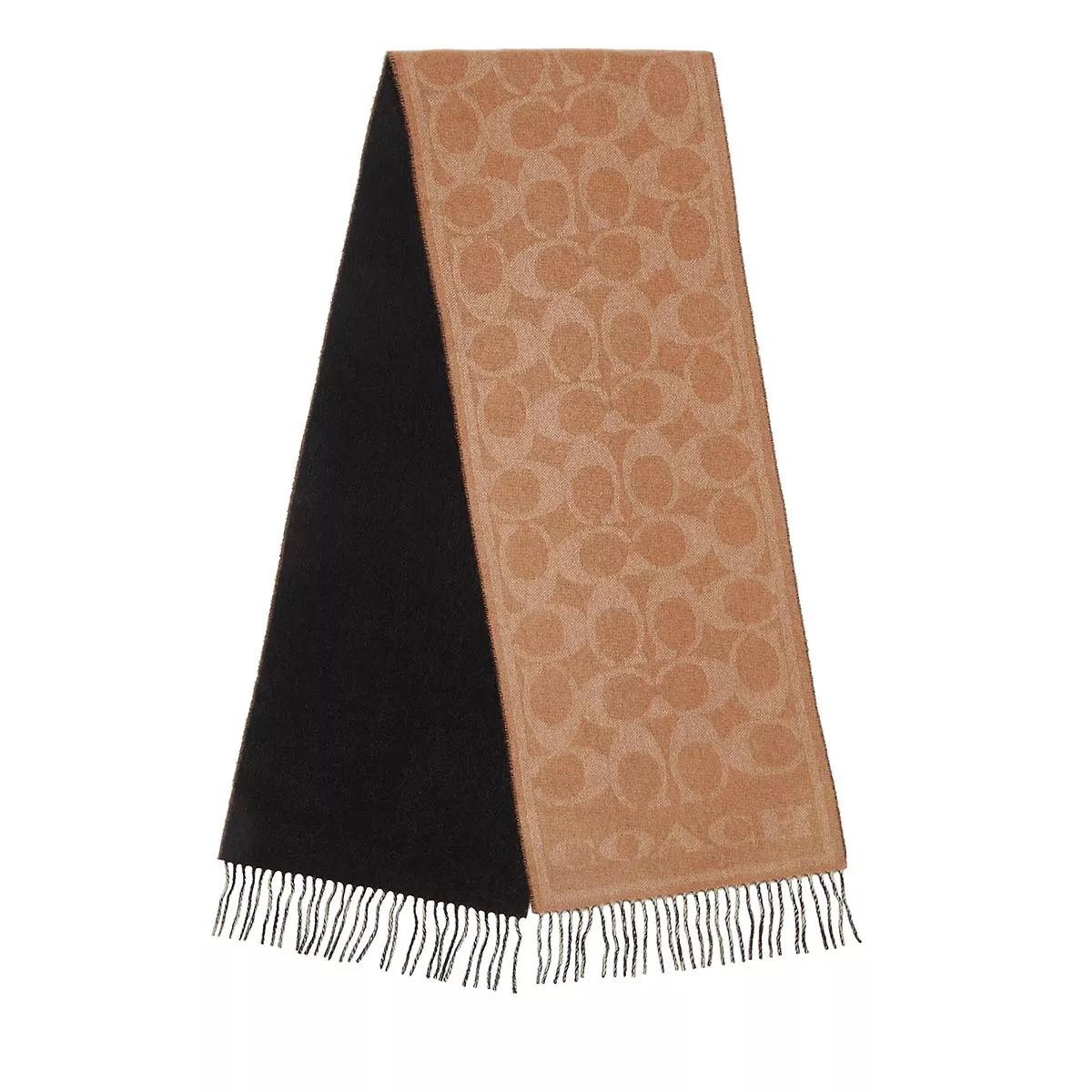 Coach Signature Reversible Cashmere Muffler Cashmere Scarf