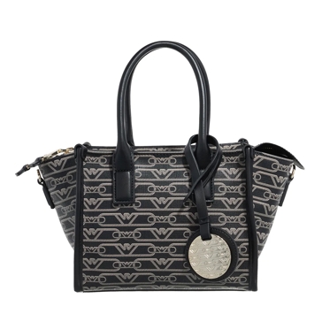 Emporio Armani Monogram To Nero Ecru Fourre tout