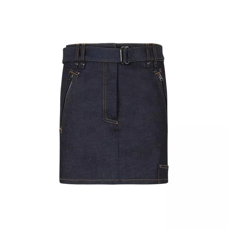 Tom Ford - Dark Indigo Cotton Denim Skirt - Größe 38 - blue