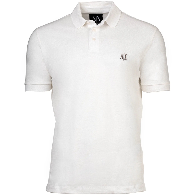 Armani Exchange Polohemd Armani Exchange A|X ARMANI EXCHANGE Herren Poloshi weiss