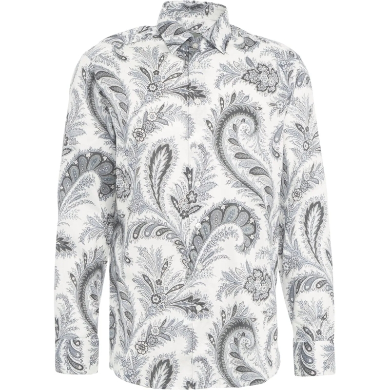 Etro T-shirt Shirt with paisley pattern weiß