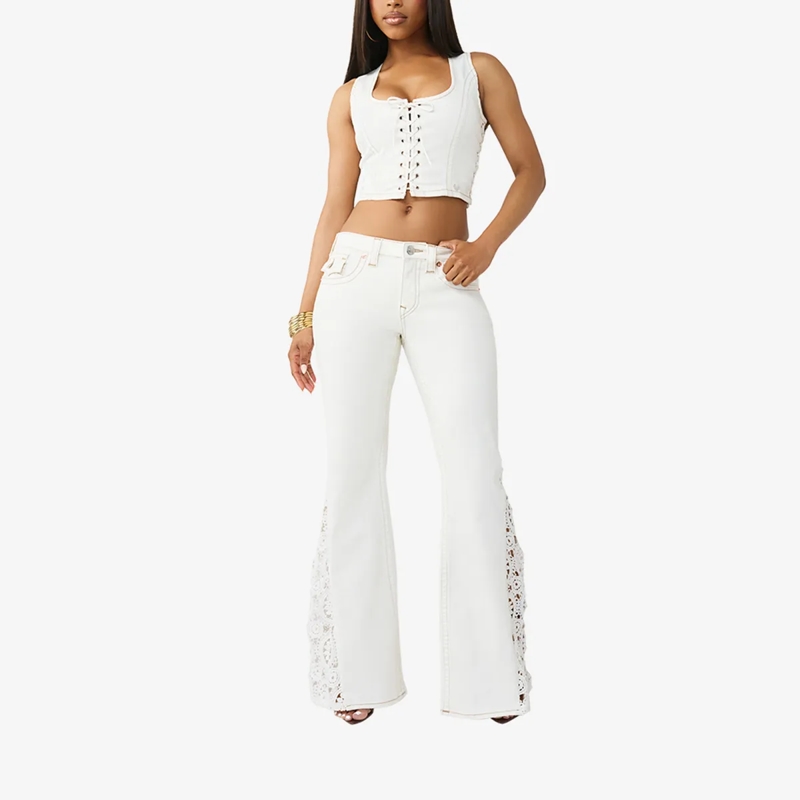 True Religion Top Denim-Top offwhite(Image 2)