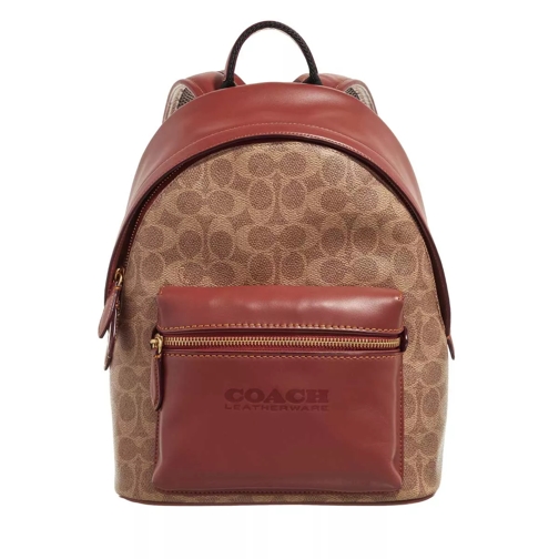 Coach Charter Backpack 24 In Signature Rust Backpack