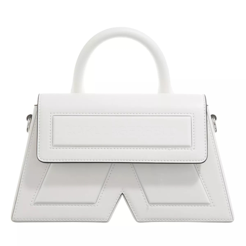 Karl Lagerfeld Icon K Cb Leather Off White Sac à bandoulière