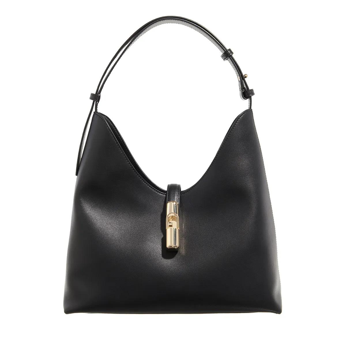 Furla Hobo Bag - Furla Goccia M Hobo - Gr. unisize - in Schwarz - für Damen