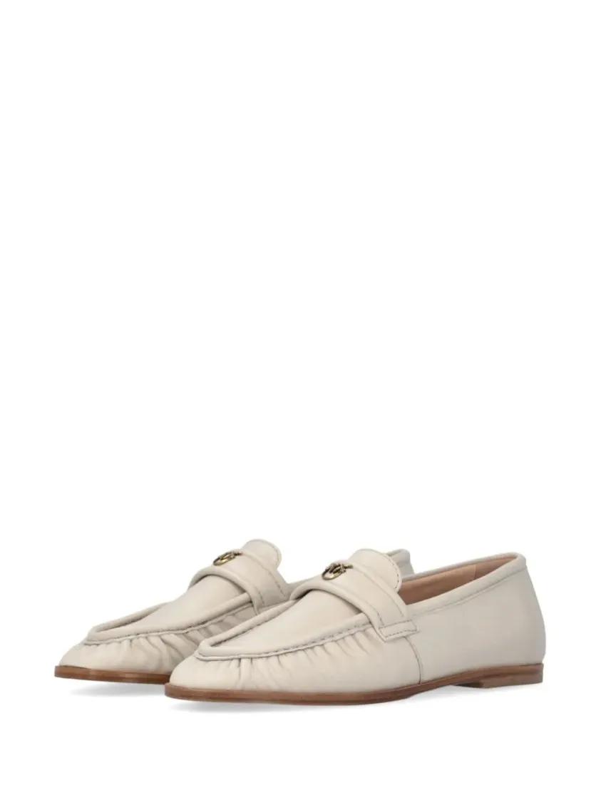 Thumbnail - Beige Leather Loafers - Gr. 38 (EU) - in Beige