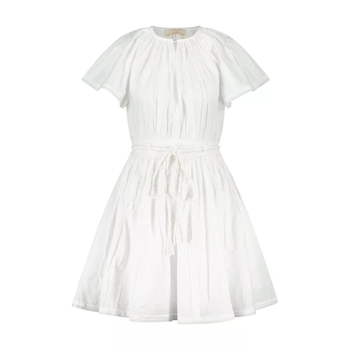 Ulla Johnson Tailliertes Kleid im Falten-Look 48103813087578 Weiß 