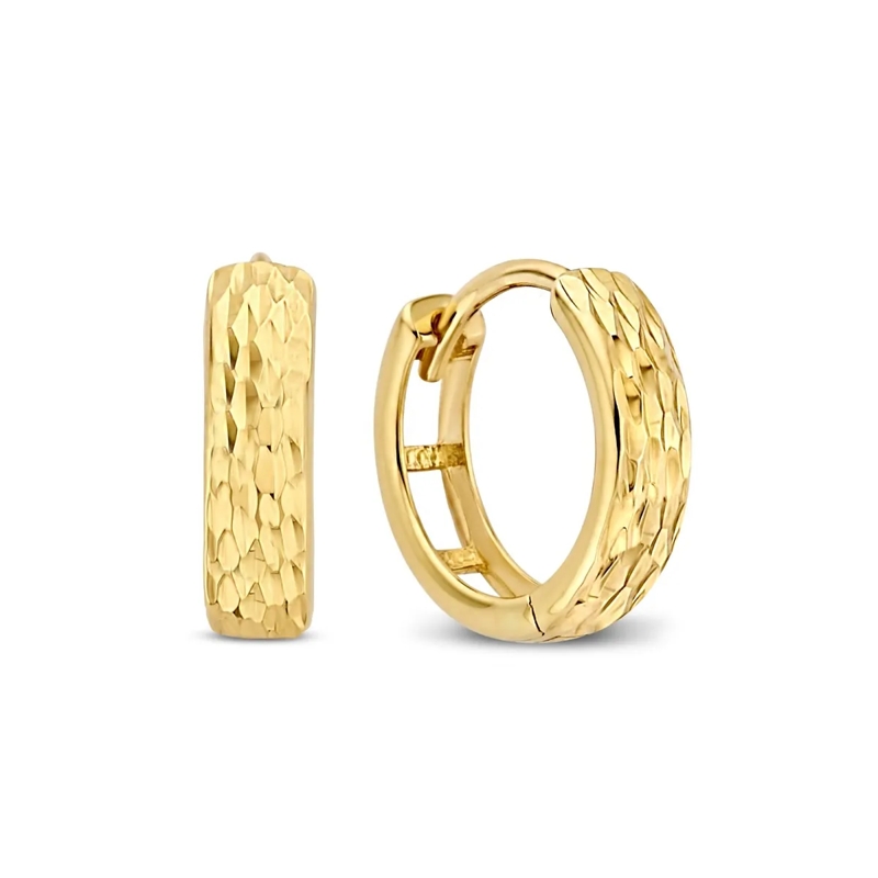 Isabel Bernard Créoles Rivoli Laura 14 karat hoop earrings Gold