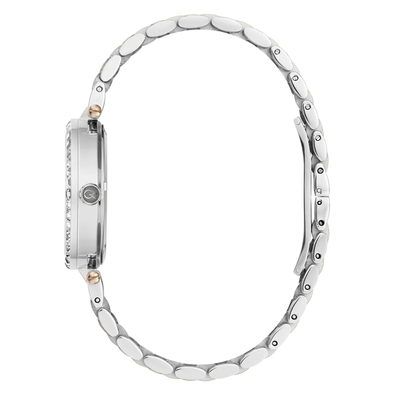 GC Automatikuhr Quarz Tages- Und Datumsuhr Gc Flair Crystal silber(Image 5)