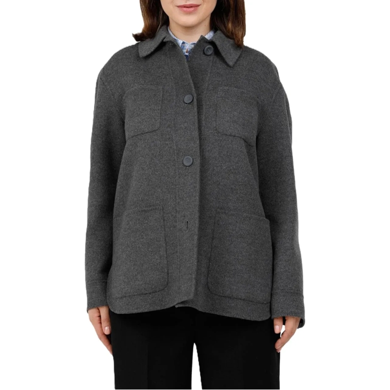 Max Mara Übergangsjacke Jackets Grigio Medio grau